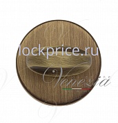 Картинка Фиксатор поворотный на круглом основании Fratelli Cattini WC 7-BY матовая бронза